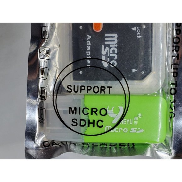 Lime Green 16G USB SD Card Reader File Video Music Holder Micro SD - Picture 3 of 10